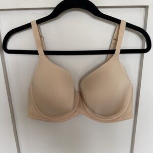 Wacoal Ultimate Side Smoother Bra 38C Lightly Lined T-Shirt Beige 853281